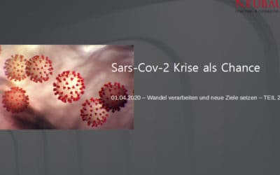 Sars-CoV-2 Krise als Chance – 01.04.20 Wandel verarbeiten, neue Ziele setzen – TEIL 2